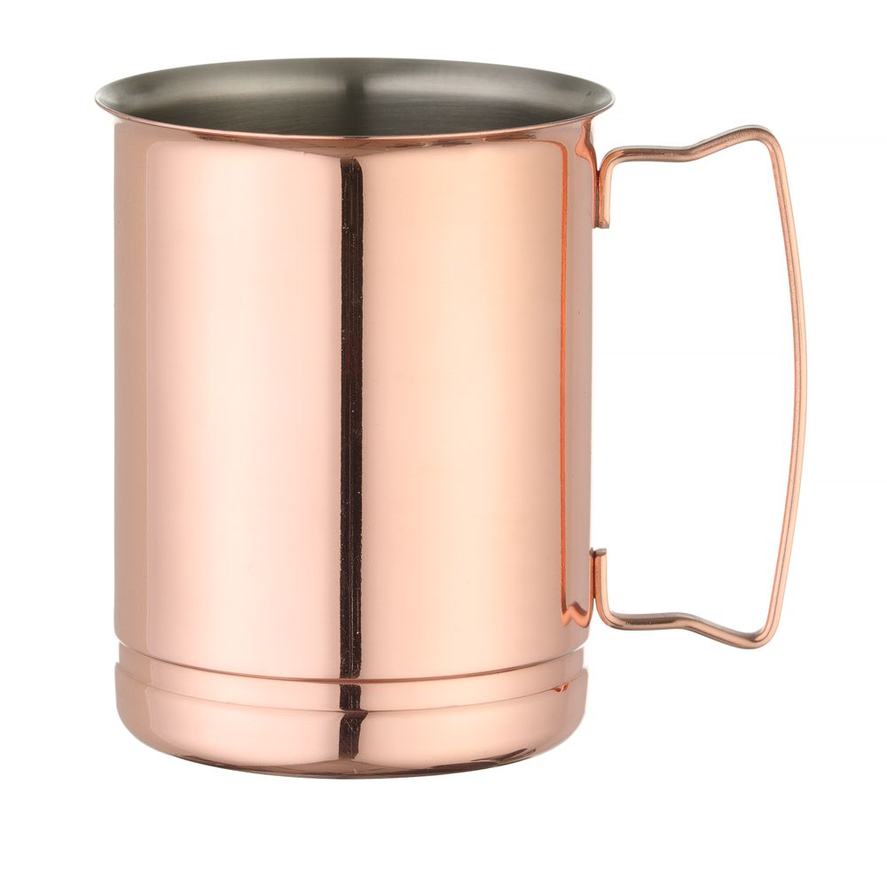 Mugs copper plated, Bar up, Beer mug, 0,4L, Copper, ø85x(H)105mm