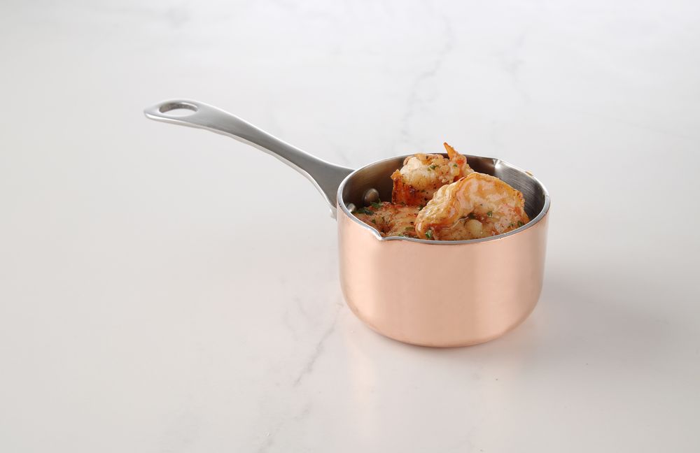 Steelpannetjes met schenktuit