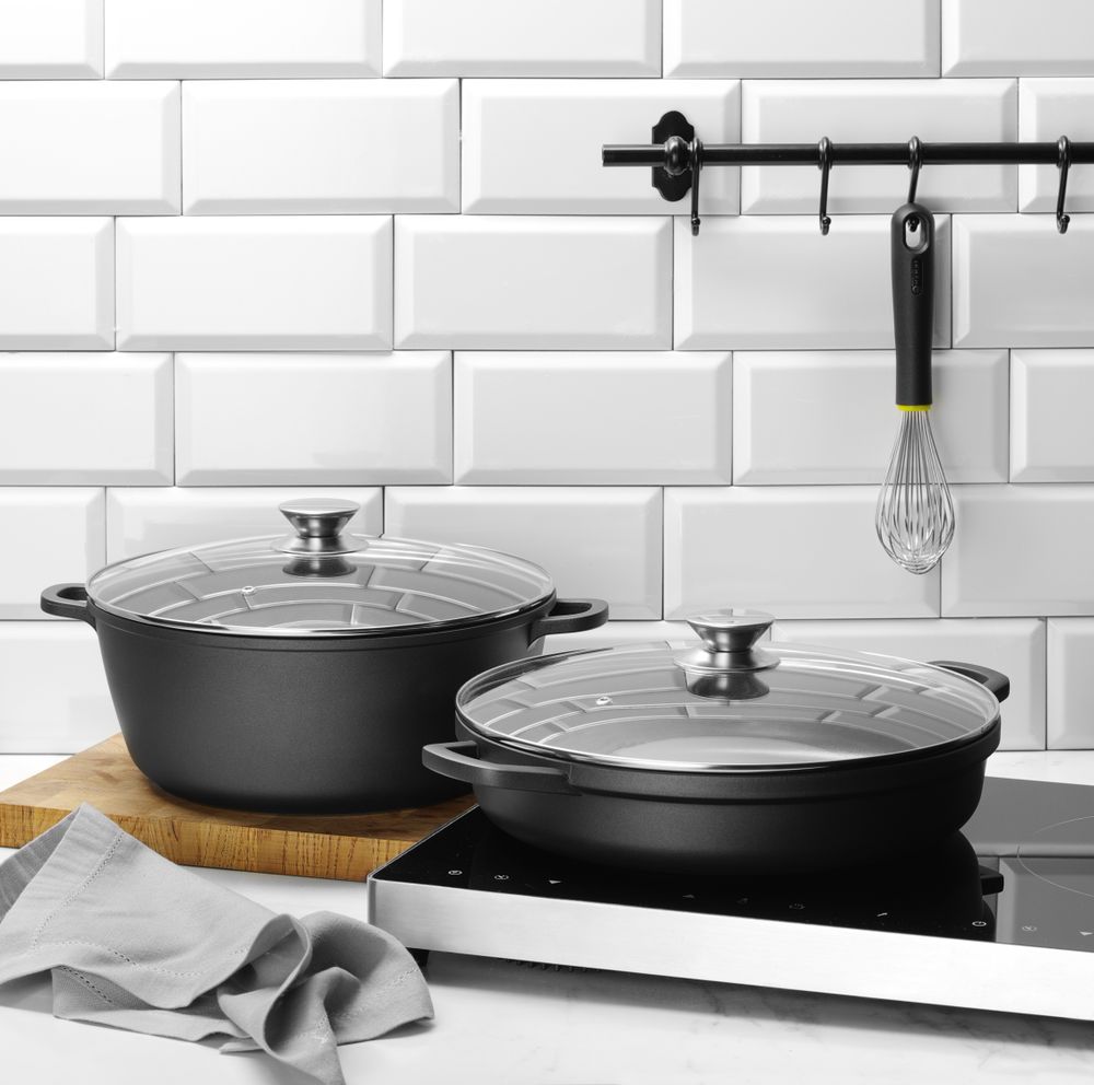 Braadpan met antiaanbaklaag