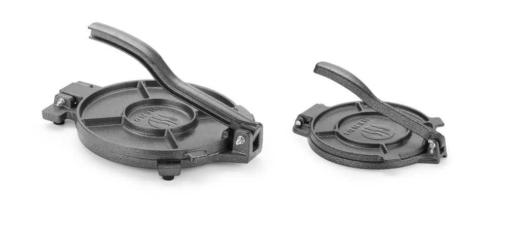 Gietijzeren tortillapers