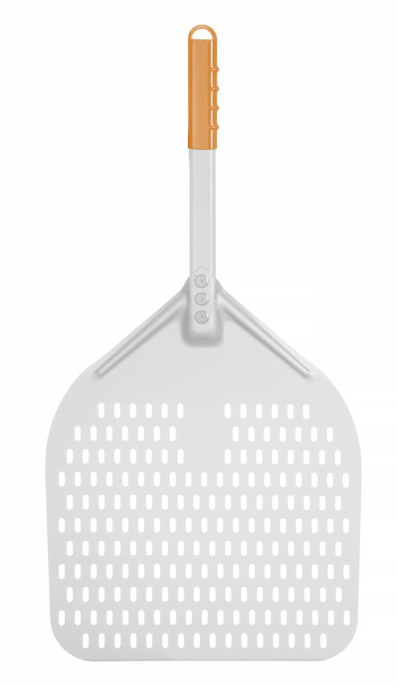 Pelle à pizza avec manche court, carrée, perforée, HENDI, 300x660mm