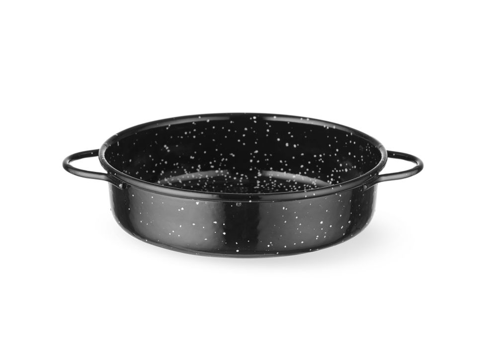 Braadpan "fuente", geëmailleerd