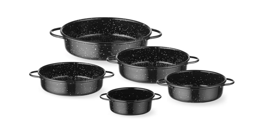 Braadpan, geëmailleerd