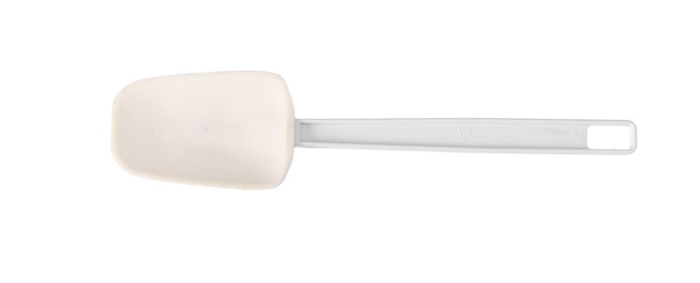Scraper spoon shaped, HENDI, White, 57x254mm