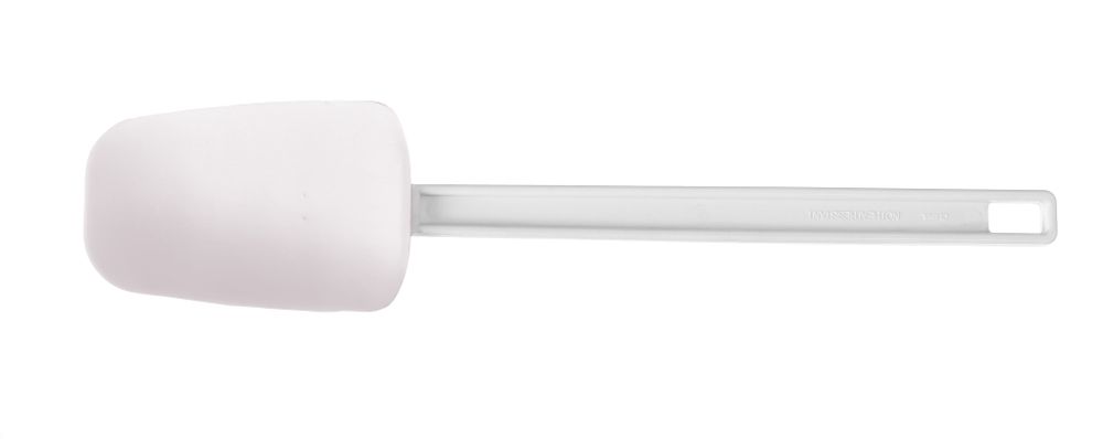 Scraper spoon shaped, HENDI, White, 75x357mm