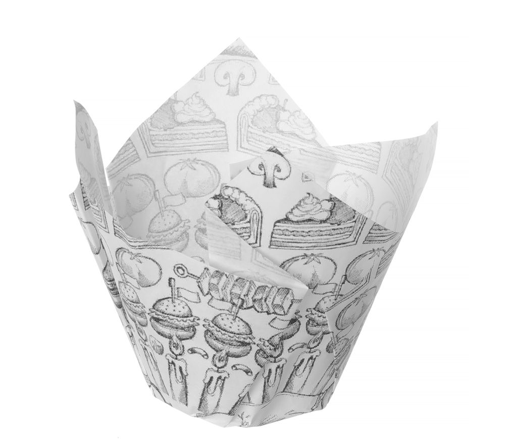 Pärgamendist vorm friikartulite ja külmade suupistete jaoks, HENDI, 150 pcs., 160x160x(H)50mm