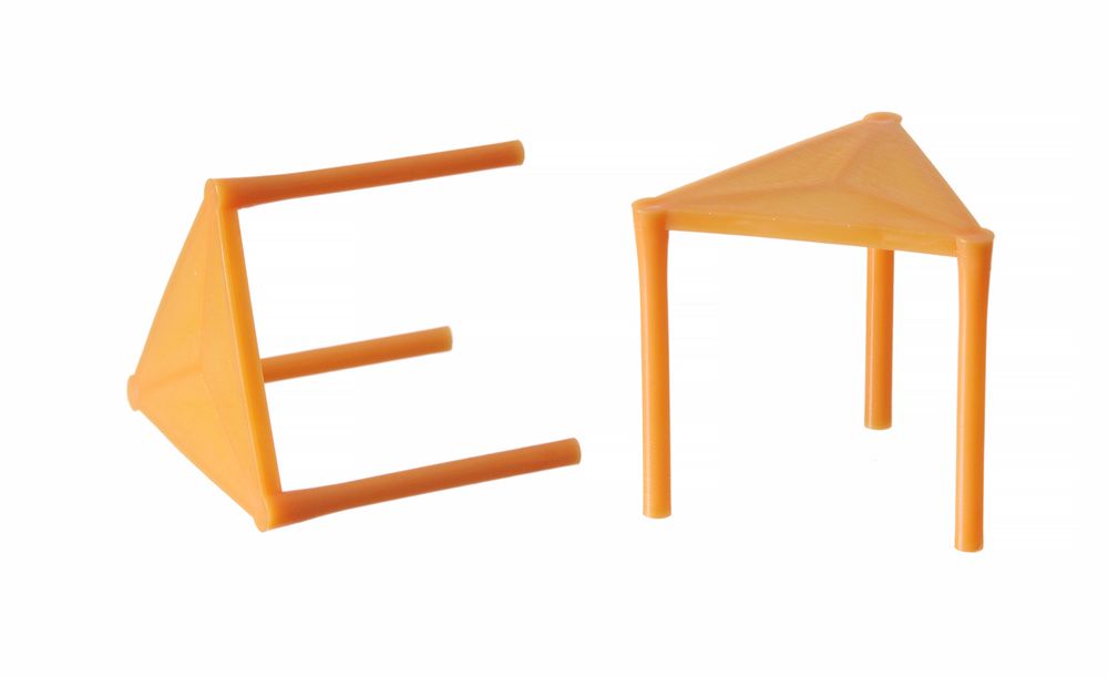 Dekselsteun voor pizza's - 500 st.