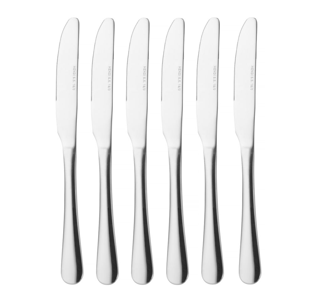 Table knife - 6 pcs, HENDI, Profi Line, 6 pcs., (L)225mm