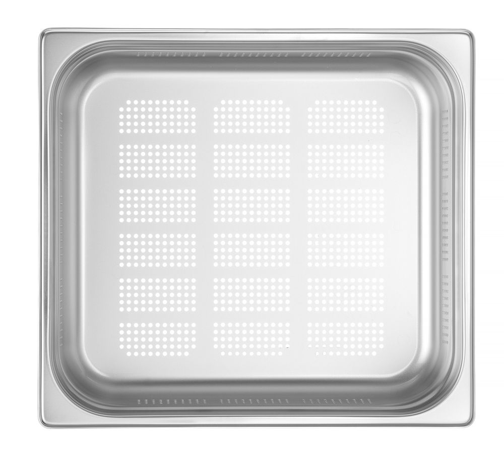 Bac gastronorme GN 2/3 perforé, HENDI, Profi Line, GN 2/3, 3L, (H)40mm