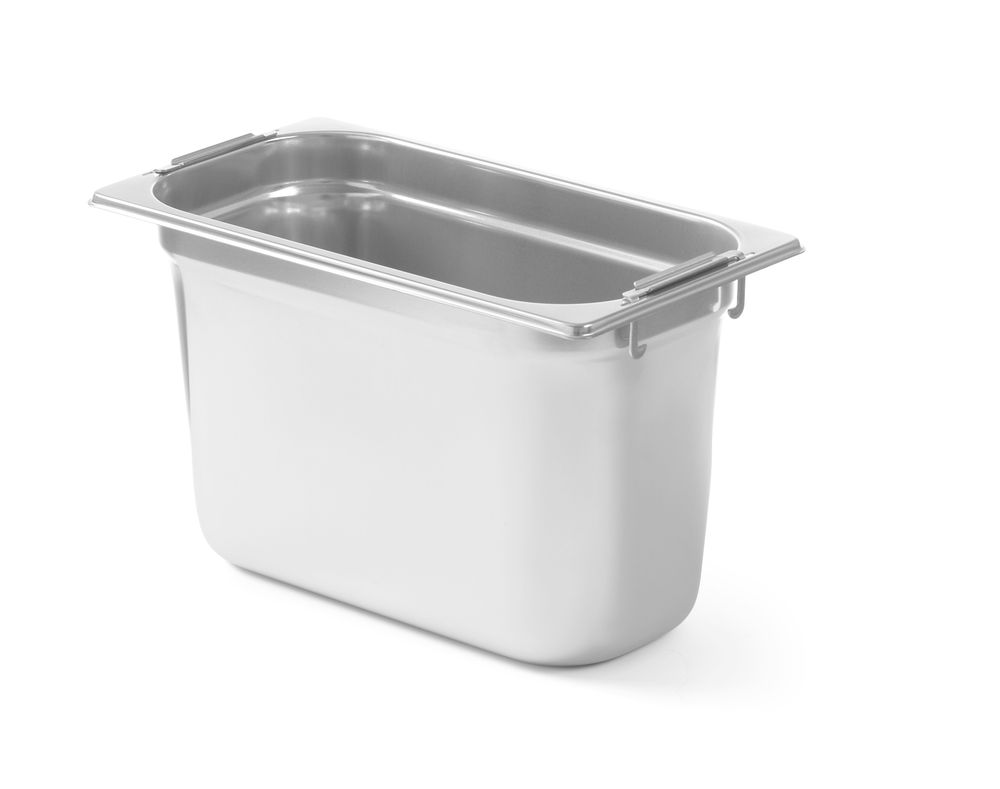 GN container met intrekbare handgrepen