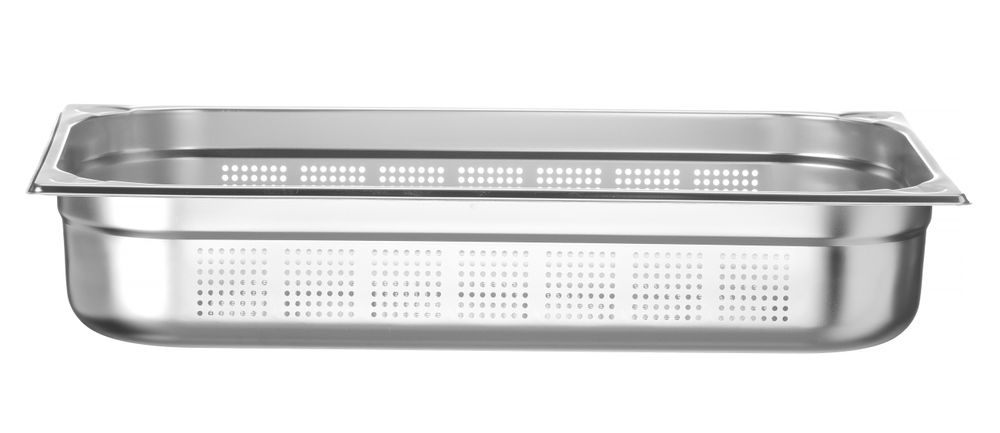 Bac gastronorme GN 1/1 perforé, HENDI, Kitchen Line, GN 1/1, 5L, (H)40mm