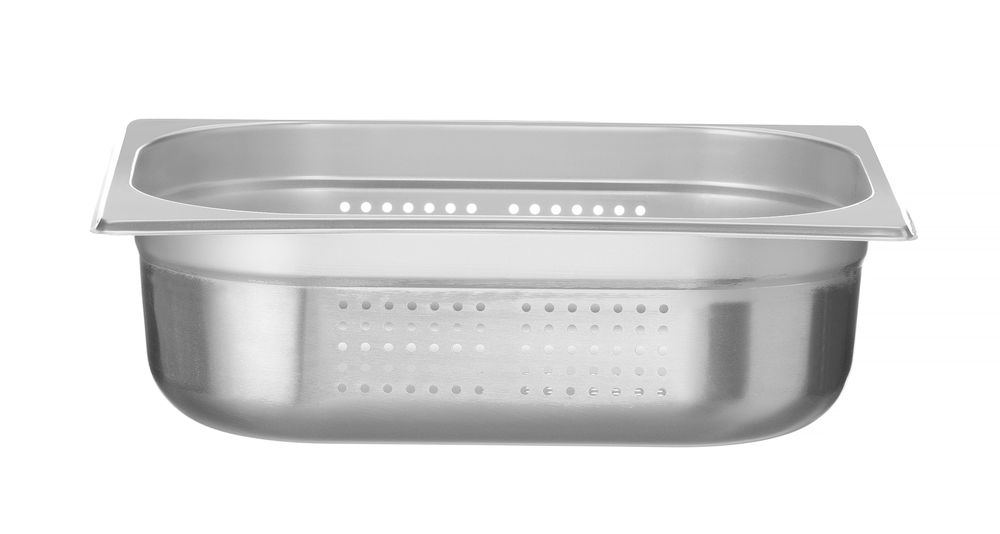 Bac gastronorme GN 1/2 perforé, HENDI, Kitchen Line, GN 1/2, 6,5L, (H)100mm