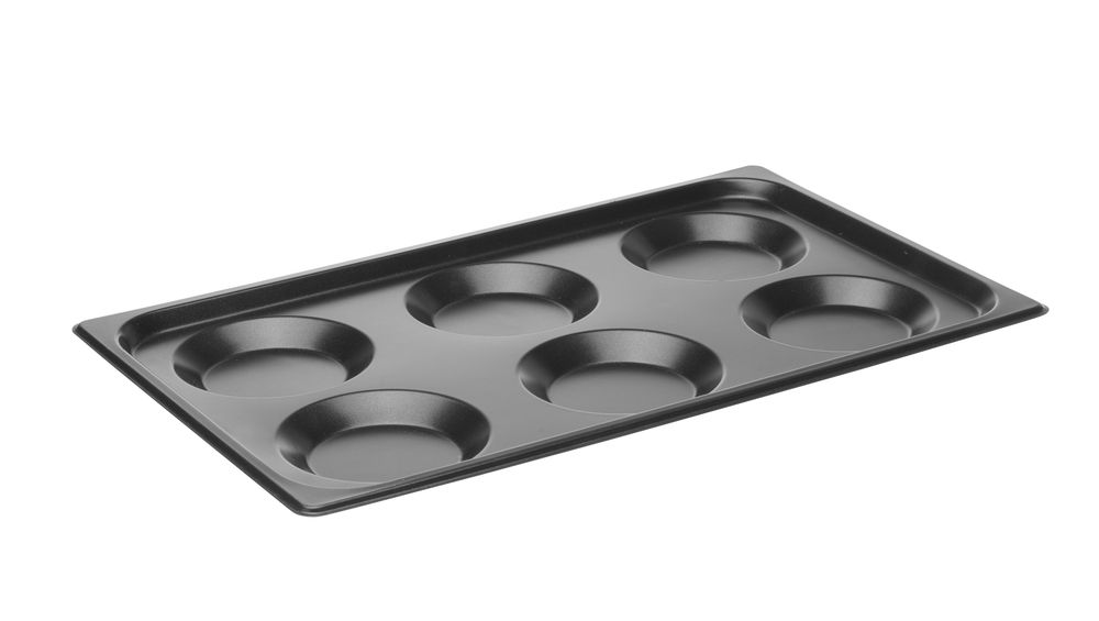 Bakplaat met 6 vormen, Convectomat “Pannenkoek”