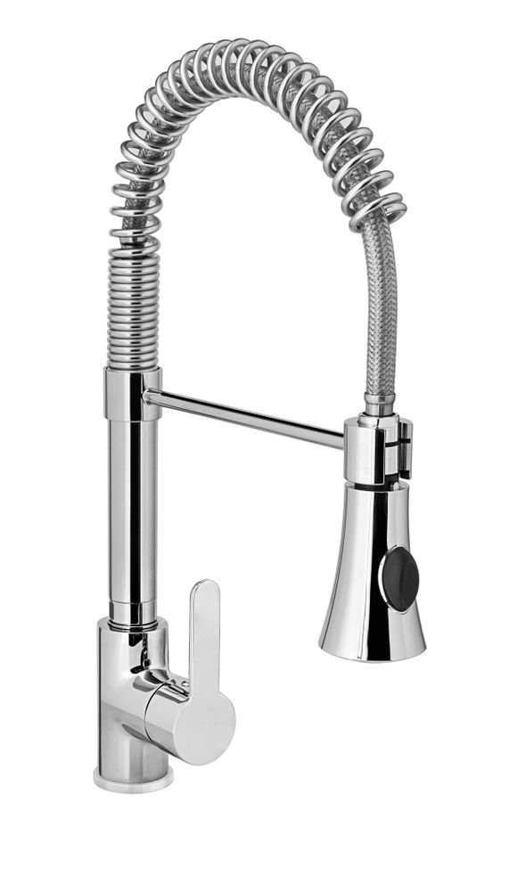 Basin tap with extendible shower, HENDI