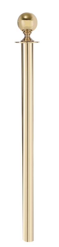 Barrier post gold finish, HENDI, post, ø51x(H)935mm