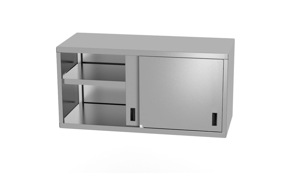 Wall mounted cabinet with sliding doors - welded, depth: 300 mm., HENDI, Profi Line, 1000x300x(H)600mm