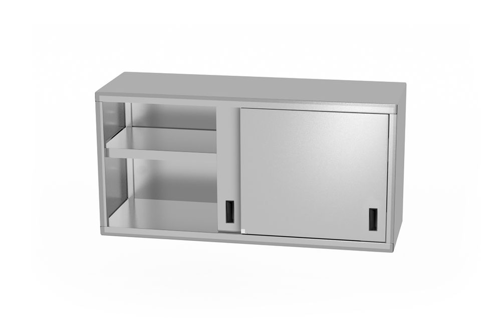 Hanging cabinet with sliding doors – welded, depth: 400 mm, HENDI, Profi Line, 1200x400x(H)600mm
