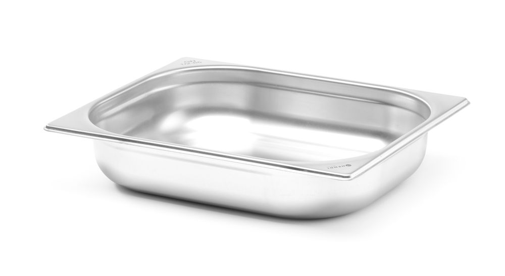 GN 1/2 container – for ovens, HENDI, 3.73 l, GN 1/2, Silver, 325x265x(H)65mm