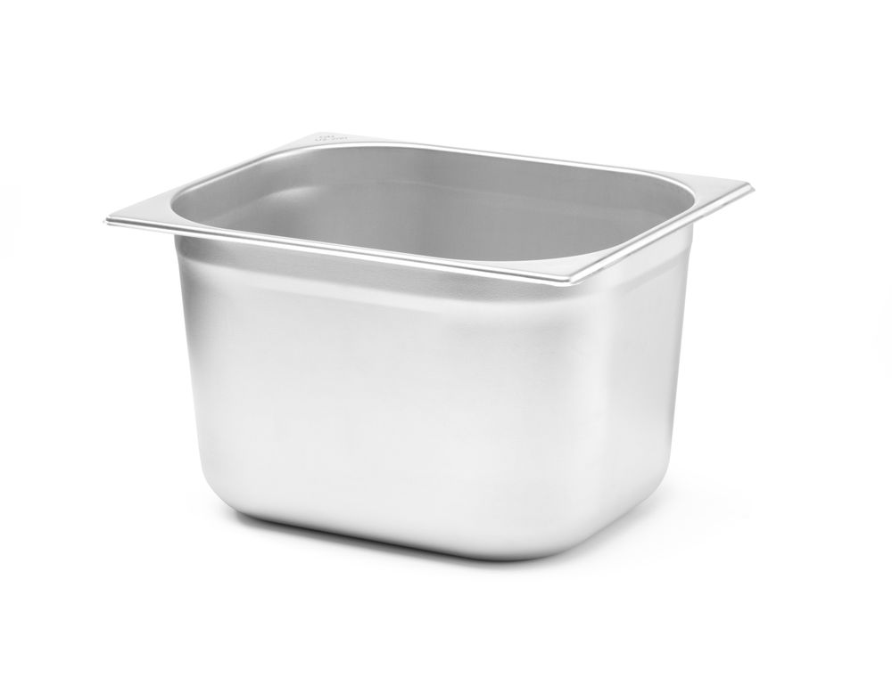 GN 1/2 container – for ovens, HENDI, 11.6 l, GN 1/2, Silver, 325x265x(H)200mm