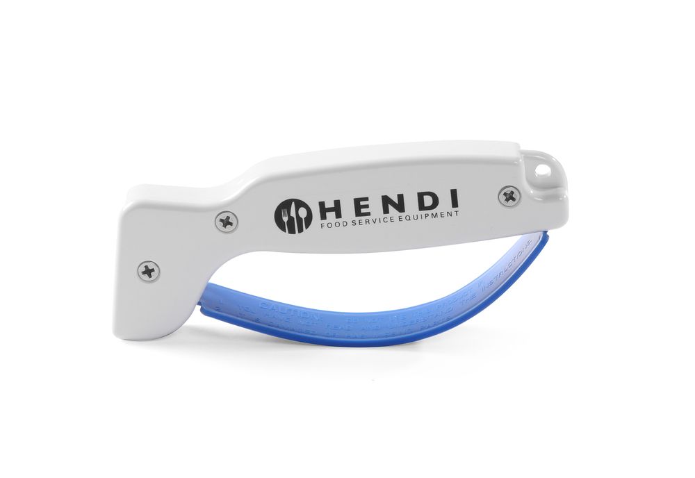 Knife sharpener, HENDI, White, 140x15x(H)65mm