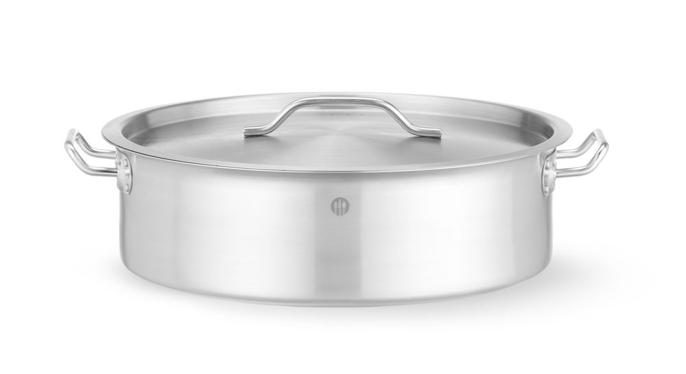 Laag kookpan -  met deksel