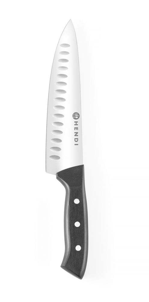 Cook’s knife with the Granton edge, HENDI, with the Granton edge