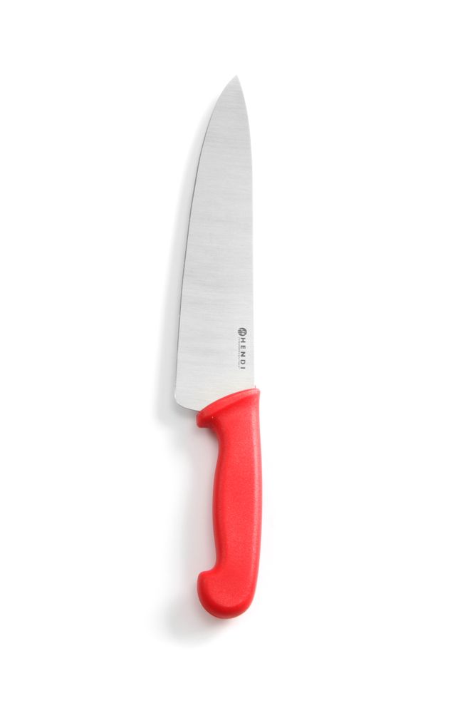 Нож поварской, HENDI, красный, (L)385mm