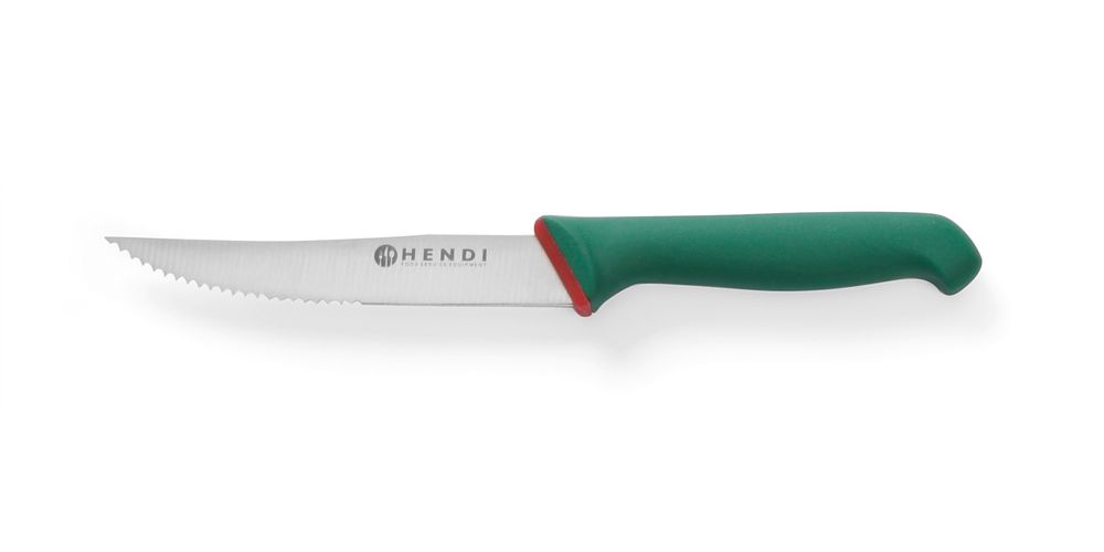 Нож для стейков, HENDI, зеленый, (L)220mm