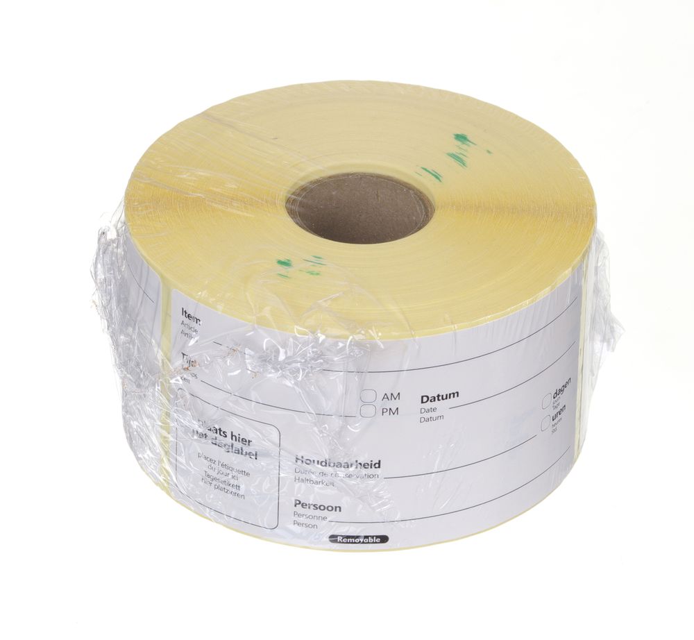 Houdbaarheidsstickers, multifunctioneel, eenvoudig te verwijderen