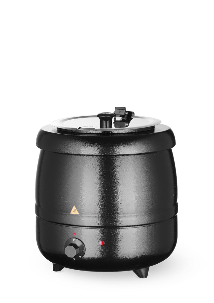 Marmite à soupe, HENDI, Kitchen Line, 8L, Noir, 230V/400W, ⌀330x(H)363mm