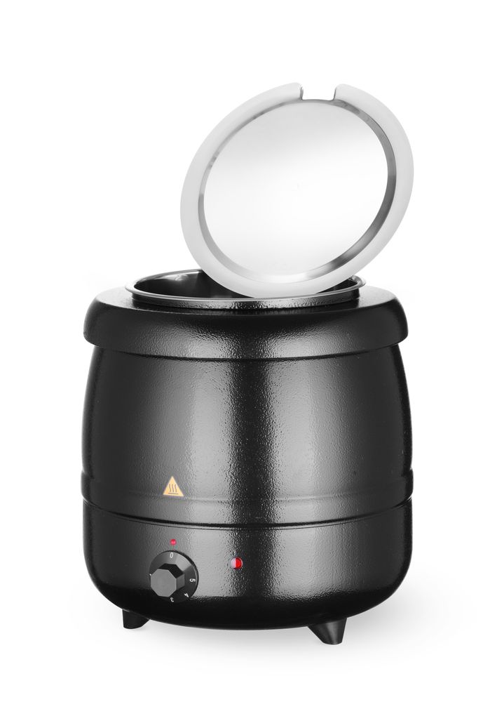 Marmite à soupe, HENDI, Kitchen Line, 8L, Noir, 230V/400W, ⌀330x(H)363mm
