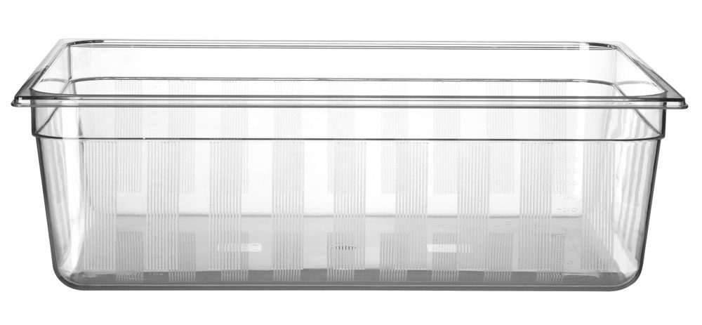 Bac gastronorme 2/1, HENDI, GN 2/1, 58L, Transparent, 650x530x(H)200mm