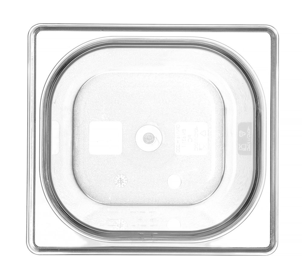 Bac Gastronorme 1/6, HENDI, Profi Line, GN 1/6, 1,6L, Transparent, 176x162x(H)100mm