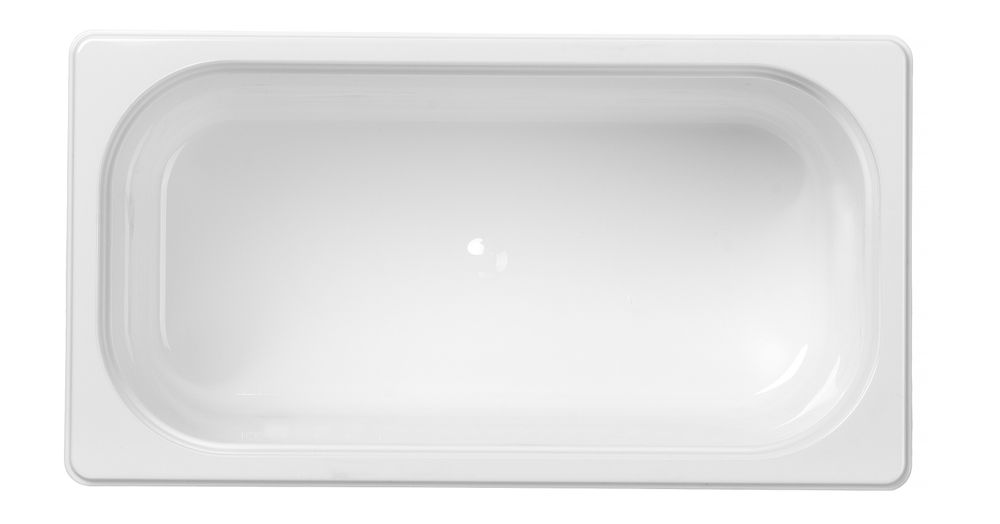 Bac gastronorme 1/3, HENDI, GN 1/3, 4L, Blanc, 325x176x(H)100mm