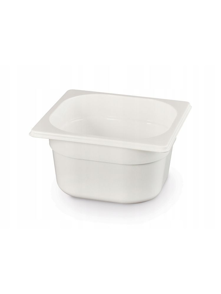 Container GN 1/6 white polycarbonate, HENDI, GN 1/6, 1L, White, 176x162x(H)65mm