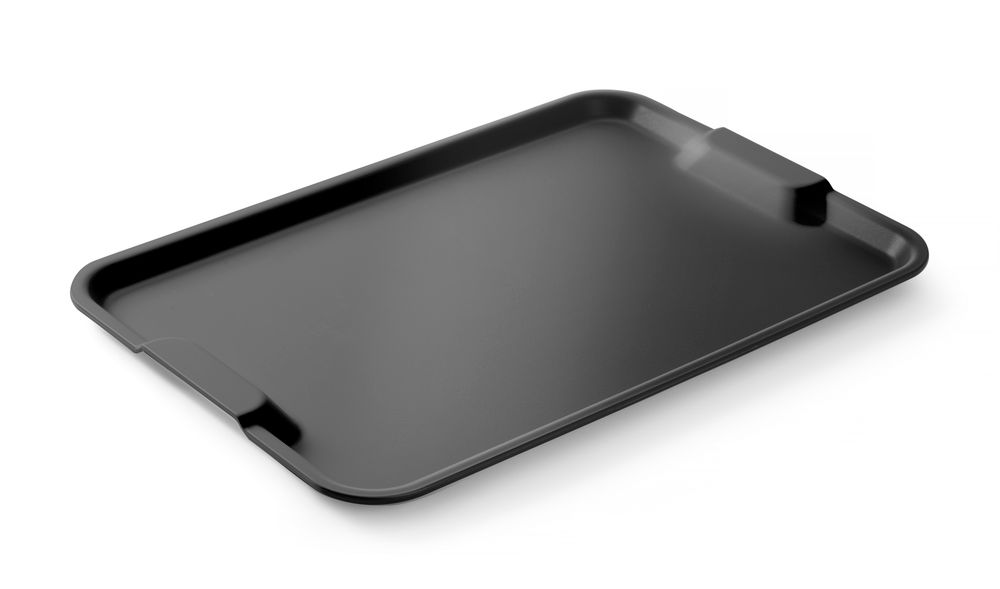 Plateau de service Euronorm avec poignée, HENDI, Gris clair, 530x370x(H)28mm