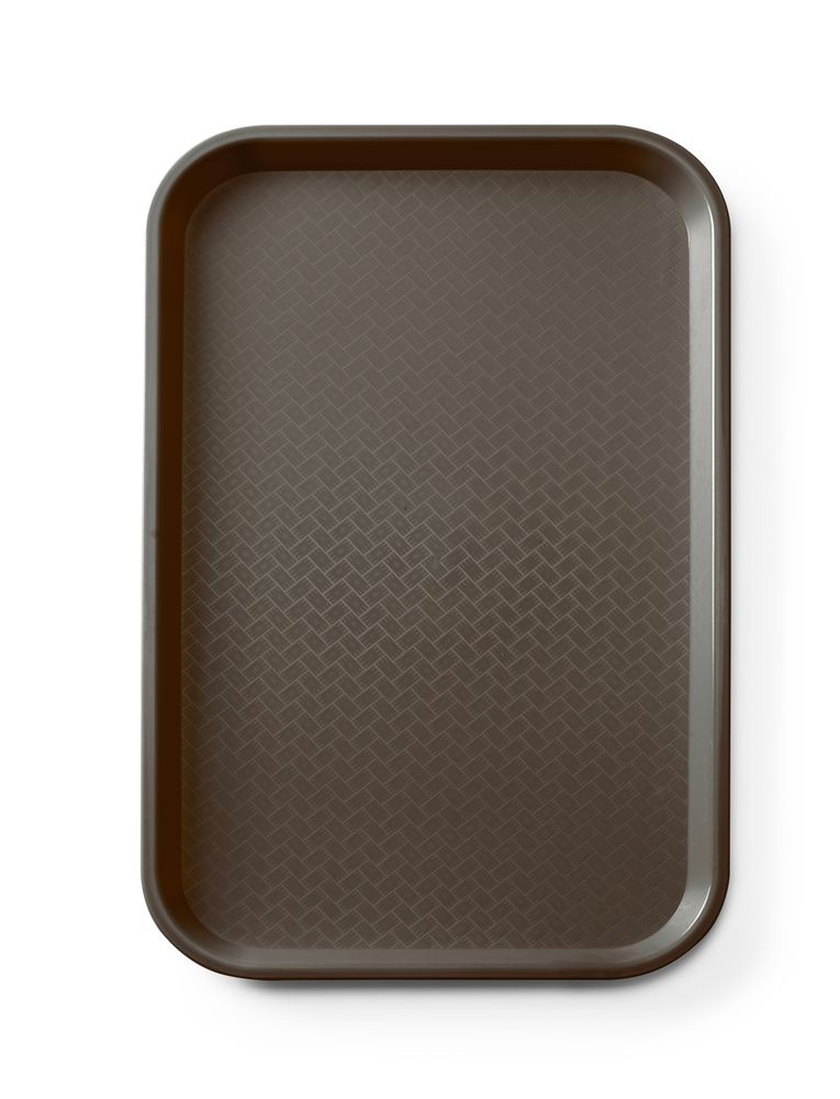 Plateau fastfood en polypropylène GN 1/1, AmerBox, GN 1/1, Brun