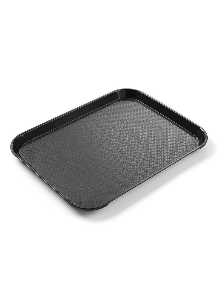 Polypropylene fast food tray, small, HENDI, Black, 265x345x(H)20mm