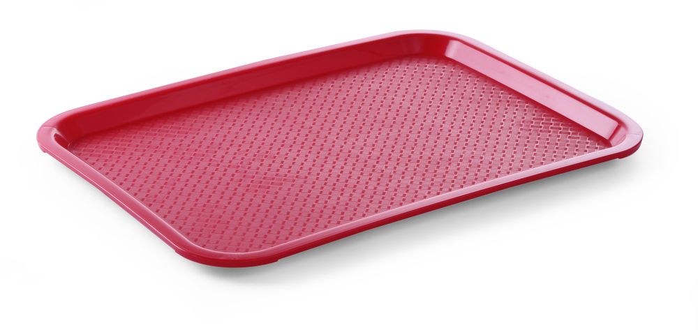 Polypropylene fast food tray, medium, HENDI, Red, 305x415x(H)20mm