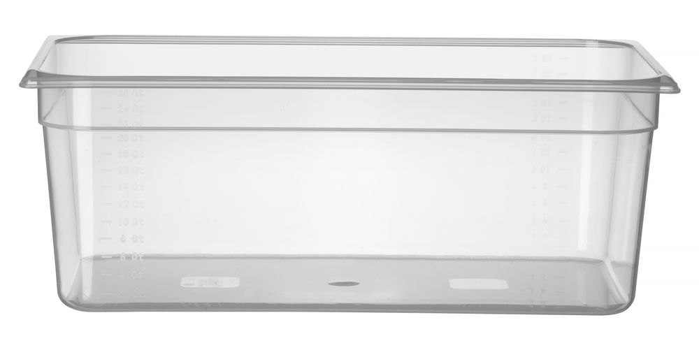 Bac Gastronorme 1/1, HENDI, Profi Line, GN 1/1, 21L, Transparent, 530x325x(H)150mm
