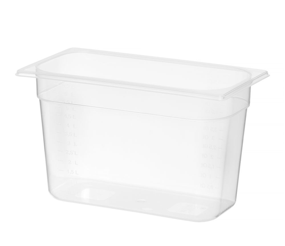 Bac Gastronorme 1/3, HENDI, Profi Line, GN 1/3, 5,7L, Transparent, 325x176x(H)150mm