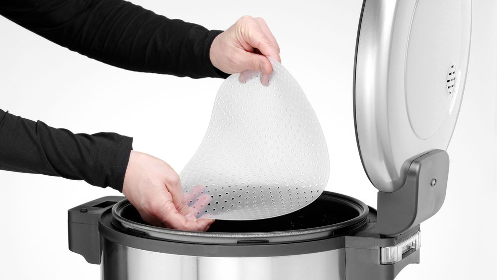 Antiaanbakmat voor rijstkokers