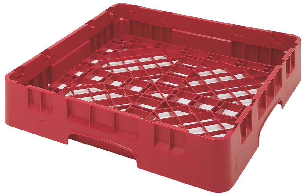 Univerzální koš Camrack® 500x500 mm pro myčky nádobí, Cambro, červená, Červená, 500x500x(H)101mm