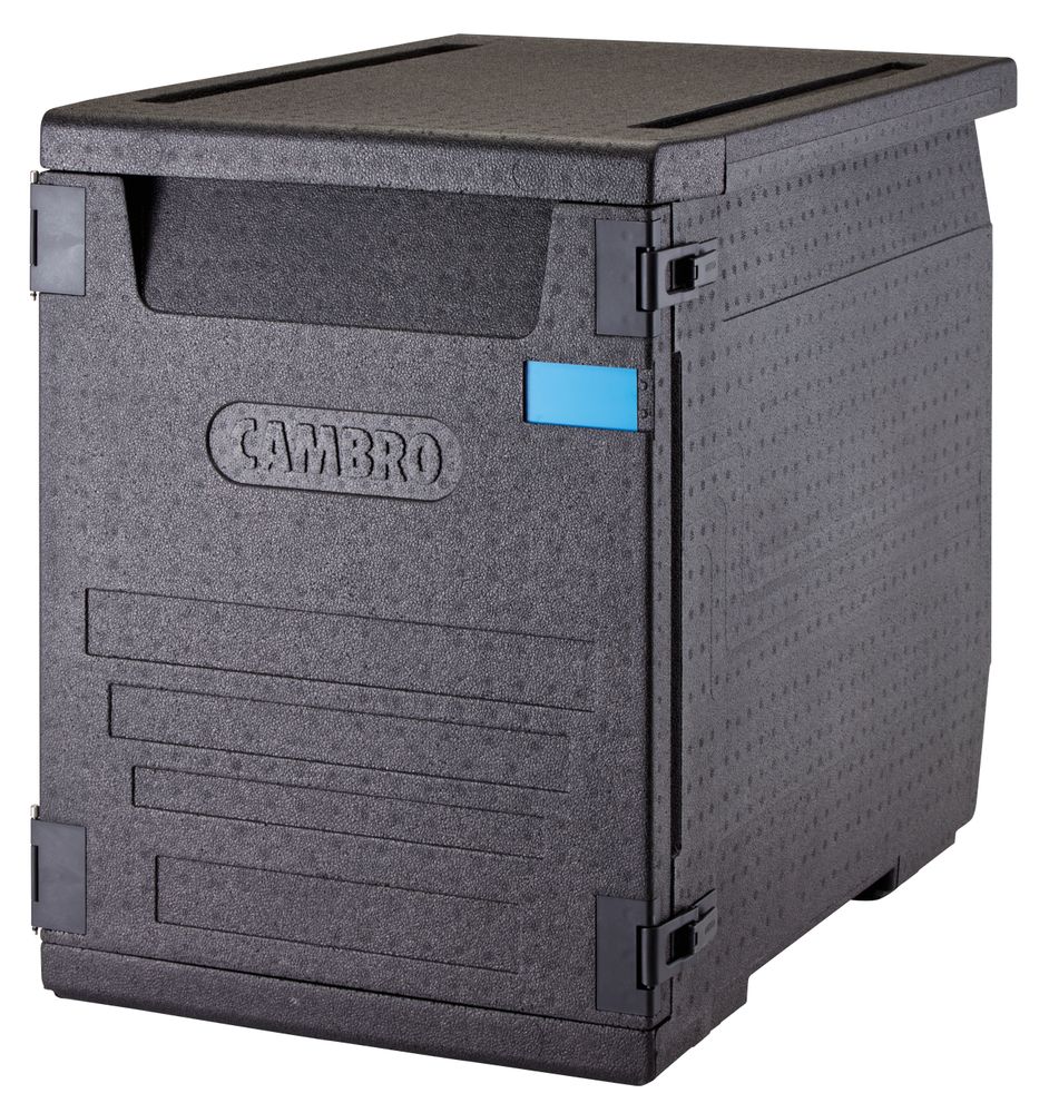 Professional grade insulated carrier CAM GOBOX®, front-loaded, for 600x400 mm containers, with 6 built-in guides
