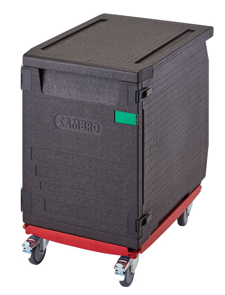 Soojusisolatsioonkonteiner Cam GoBox® frontaalse laadimisega, konteineritele 600x400 mm, 6 integreeritud juhikuga, Cambro, 126L, 770x540x(H)687mm