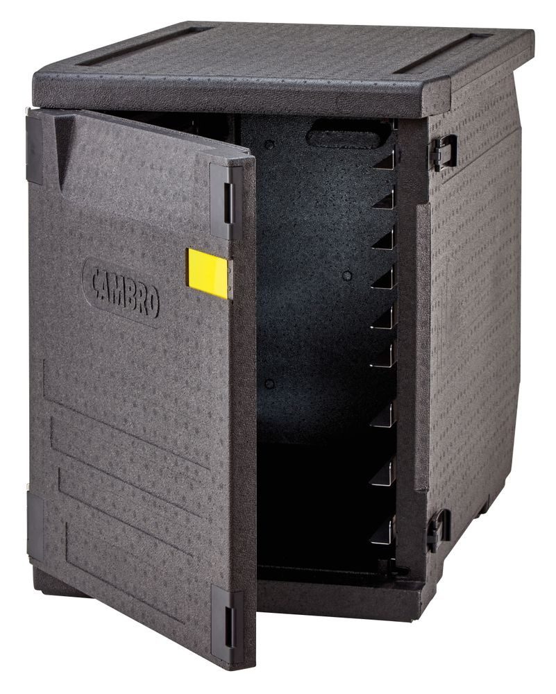Soojusisolatsioonkonteiner Cam GoBox® frontaalse laadimisega, 600x400 mm, reguleeritavad juhikud, Cambro, 155L, 770x540x(H)687mm