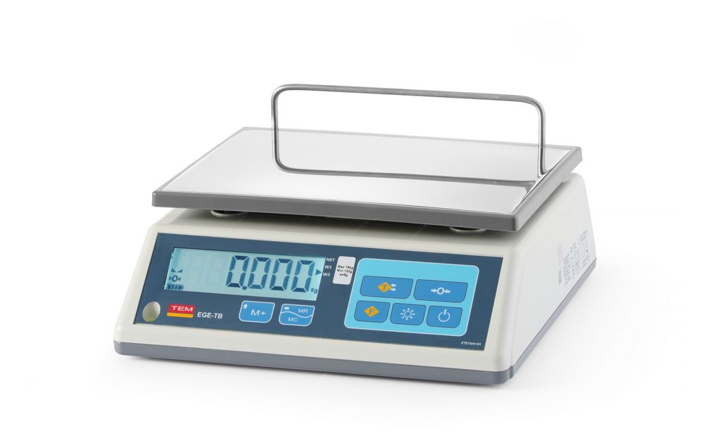 LCD jaemüügikaal legaliseerimisega, EGE sari, 15 kg, TEM, 325x320x(H)160mm